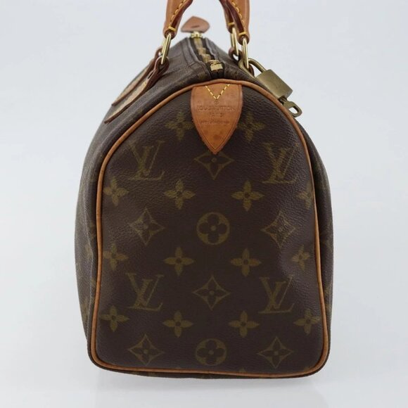 LOUIS VUITTON Monogram Speedy 25 Hand Bag M41528 LV Auth 144034 - Picture 6 of 16